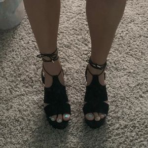 Lace-up Wedges